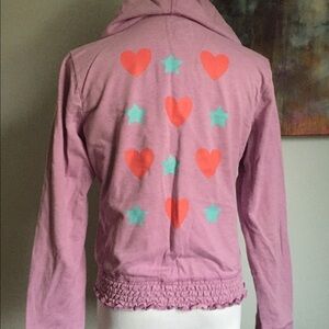 Kirra Purple zip up Hoodie Y2K